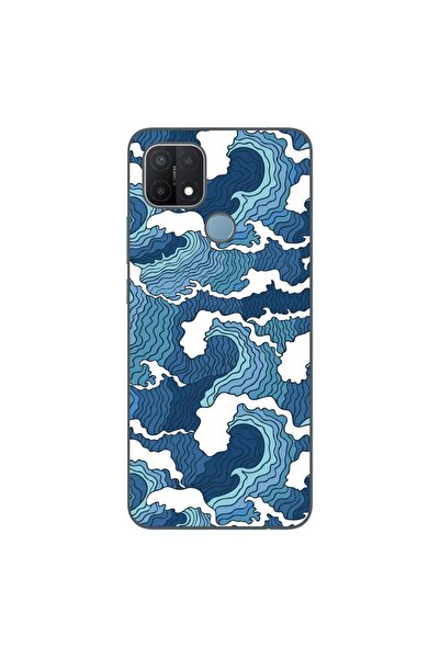 OEM Husa compatibila cu Oppo A15 si A15s Silicon Gel Tpu Model Crazy Waves