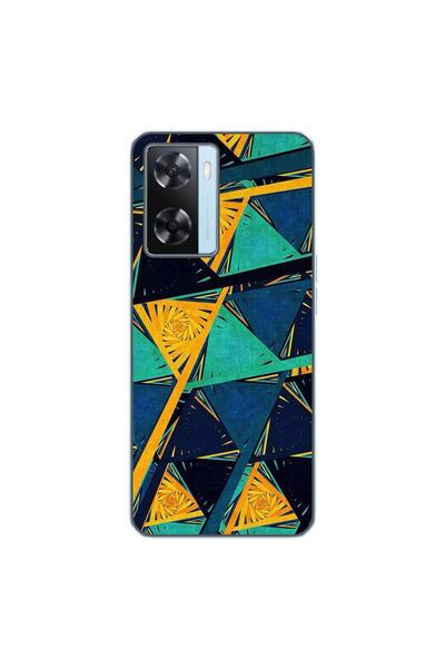 OEM Husa compatibila cu Oppo A57s Silicon Gel Tpu Model Abstract Prism