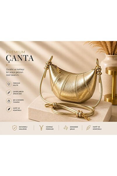 Bluenzo Premium Gold Kadın Çanta