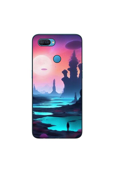 OEM Husa compatibila cu Oppo A12 Silicon Gel Tpu Model Mystic Planet
