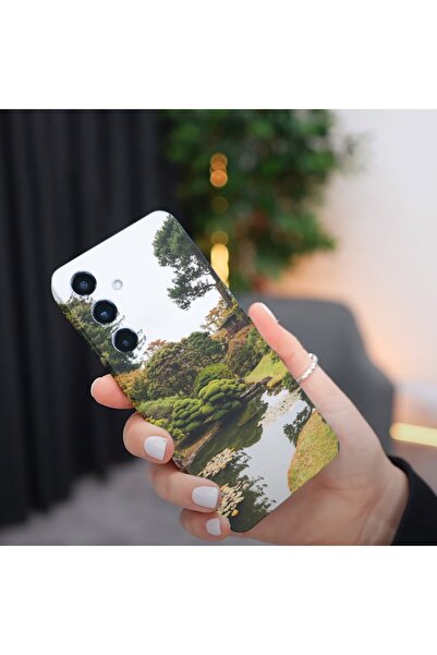 Viceversa Husă de telefon compatibilă cu Samsung Galaxy A55 5G, Viceversa, model grădină japoneză, Silicon, TPU