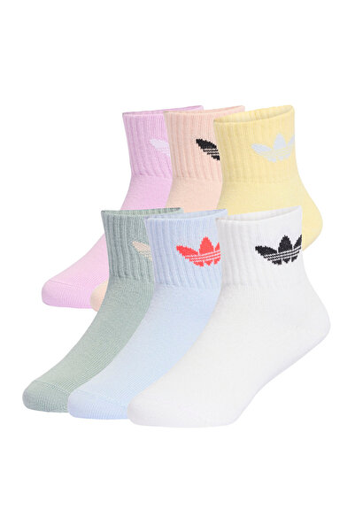 adidas Çok Renkli Kız Çocuk Çorap KC7916 KIDS SOCK 6PP