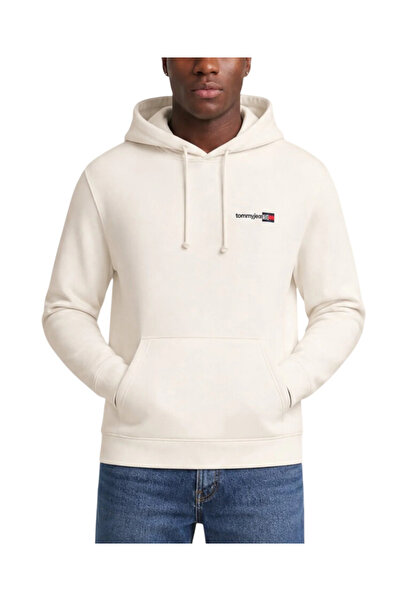 Tommy Hilfiger Ανδρικό Φούτερ Εκρού Tommy Jeans DM0DM23393-YBH