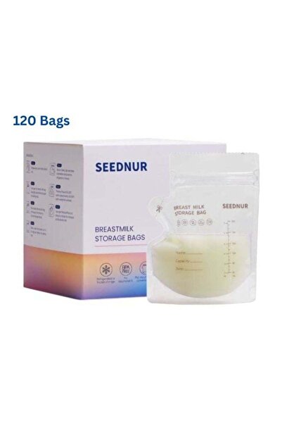 SEEDNUR Breast milk Storage Bags 220ml BPA Free Disposable Milk Storage Bag R...