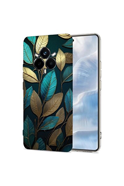 bestcase Θήκη για Realme 14 Pro 5G, BestCase™ Διαφανής Σιλικόνη 2MM, Χρυσά Φτ...