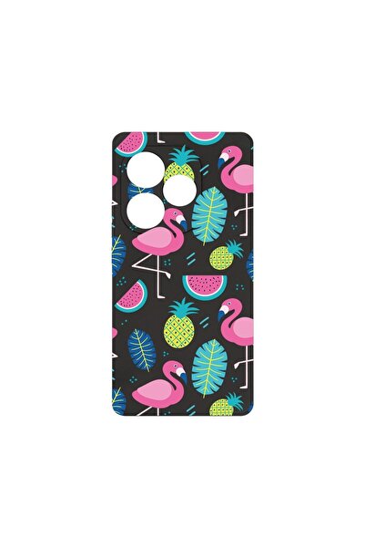 bestcase ¬Æ Husa Premium Silicon, Compatibila Cu Realme GT 6, Flamingo, SLIM ...