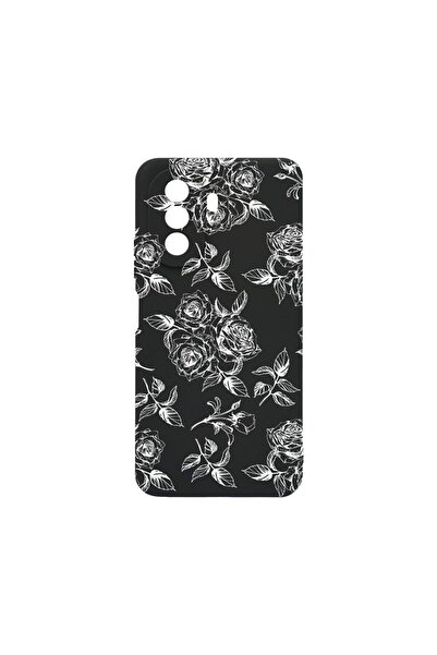 bestcase Λεπτή Θήκη Σιλικόνης 0.8MM, Συμβατή με Huawei Nova Y70, Μαύρα Τριαντ...