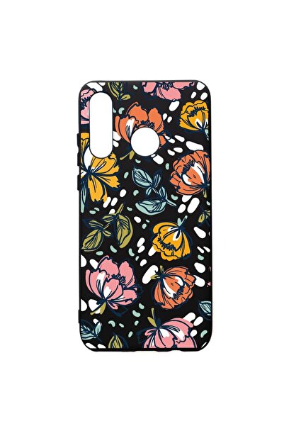 bestcase Husa Silicon Premium compatibila cu Huawei P30 Lite, Flowers - Paste...