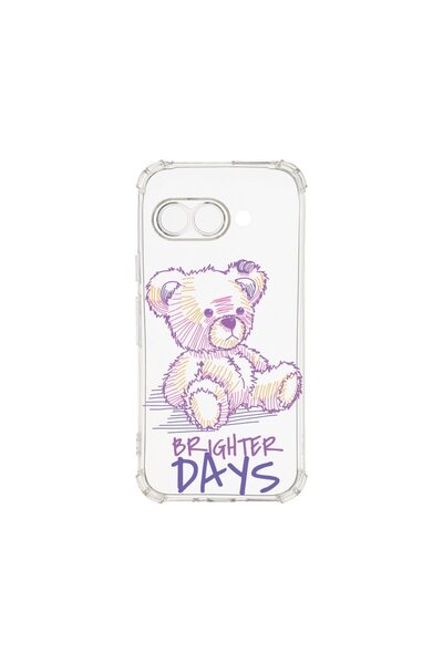 bestcase Калъф за Google Pixel 9a, BestCase® Anti Shock 1.5MM, Мече: По-ярки ...