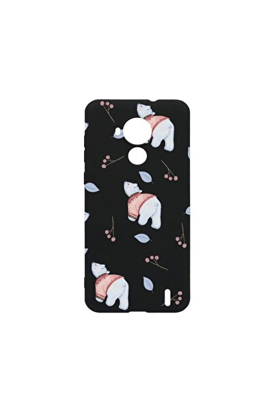 bestcase Slim SIlicon 0.8MM Case, Compatible with Nokia C30, Ice Bear Pattern...