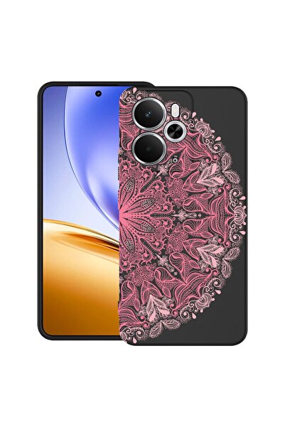 bestcase ¬Æ Husa TPU Ultra Slim Compatibil cu Realme 14 5G, cu Design Lace Pi...