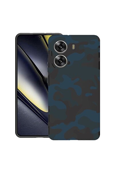 bestcase ¬Æ Husa pentru Poco X7 Pro 5G, Camouflage, Slim Silicon 0.8MM, Antis...