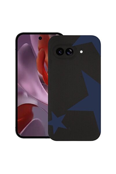 bestcase ¬Æ Husa pentru Google Pixel 9a, Retro Star, Slim Silicon 0.8MM, Anti...