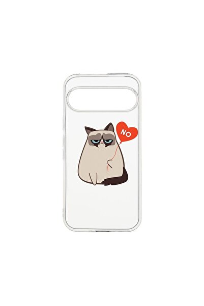 bestcase ¬Æ Husa Clear Silicon 2MM, Compatibila Cu Google Pixel 9 Pro, Meme -...
