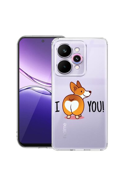 bestcase Διαφανής Λεπτή Θήκη Σιλικόνης Συμβατή με Realme 15 / 15 Pro, Χαριτωμ...