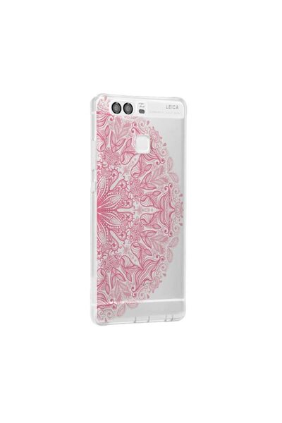 bestcase Husa Silicon, Transparent, 0.5MM, Lace Pink, Huawei P10 Lite