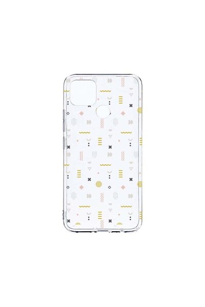 bestcase Διαφανής Θήκη Σιλικόνης 2MM, Συμβατή με Realme 7i, Σύμβολα, Αντικραδ...