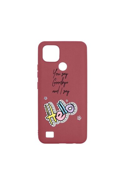 bestcase Husa Silicon, Compatibila Cu Realme C21, Say Hello, rezistenta la uz...