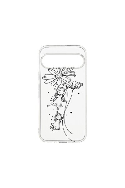 bestcase Διαφανής Θήκη Σιλικόνης 2MM, Συμβατή με Google Pixel 9, Sisters, Αντ...