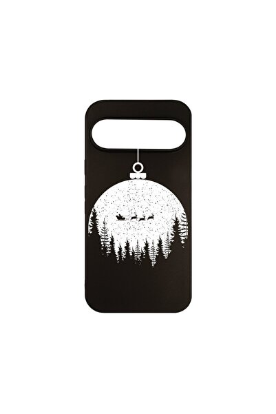 bestcase Калъф за Google Pixel 9 Pro, BestCase® Тънък силиконов 0.8ММ, Коледе...