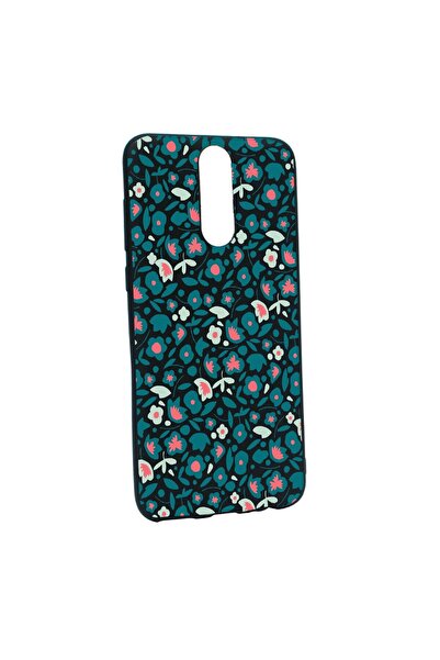 bestcase Husa Silicon Green Flowers Pattern, compatibila cu Nokia 2.4, rezist...