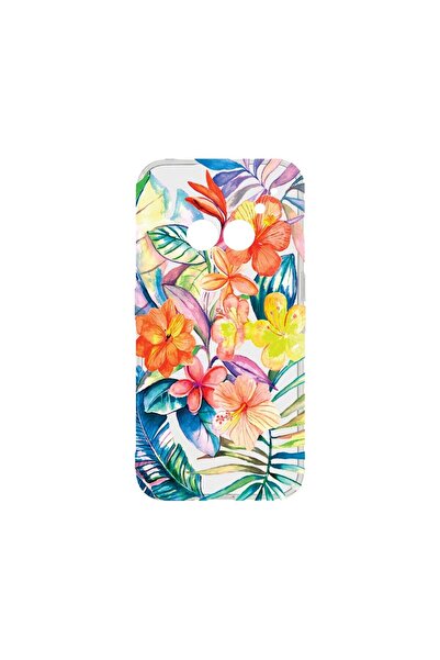 bestcase Прозрачен силиконов калъф 2ММ, съвместим с Nothing Phone 2a, с флора...