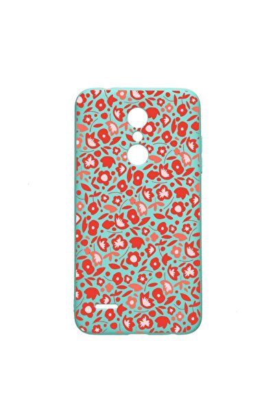 bestcase Husa LG K11 / K11 Plus / K10 2018, Red Flowers Pattern, rezistenta l...