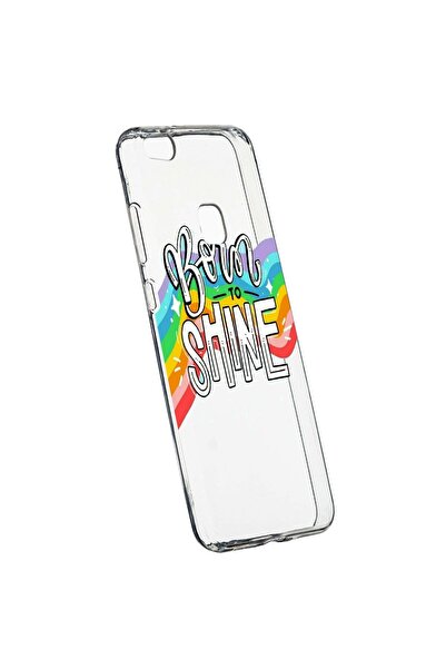 bestcase Husa de protectie cu mesaj Born To Shine, pentru Huawei P10 Lite, re...