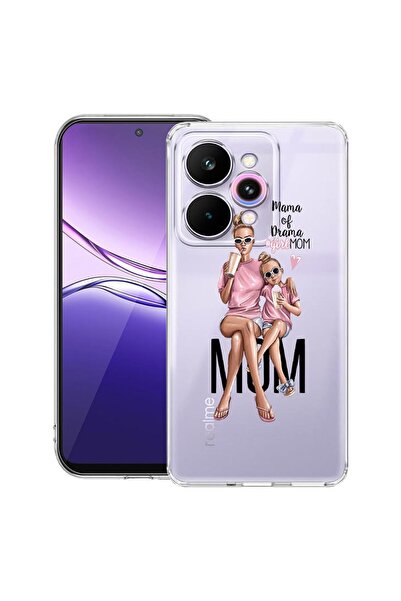 bestcase ¬Æ Husa Clear Slim Silicon Compatibila cu Realme 15 / 15 Pro, Girl M...