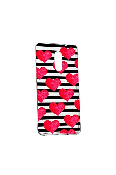 bestcase Husa Silicon, Transparent, Slim, Red Heart, 102, Nokia 7