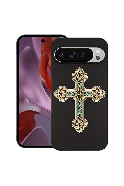 bestcase Θήκη για Google Pixel 9 Pro XL, Cross, Λεπτή σιλικόνη 0.8MM, Αντικρα...
