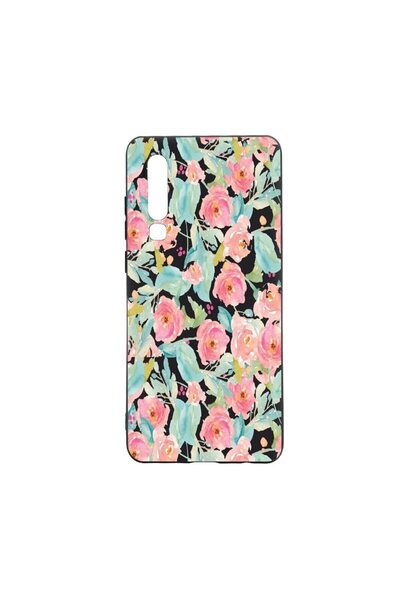 bestcase Husa Huawei P30, Happy Flowers, rezistenta la uzura, anti-alunecare,...
