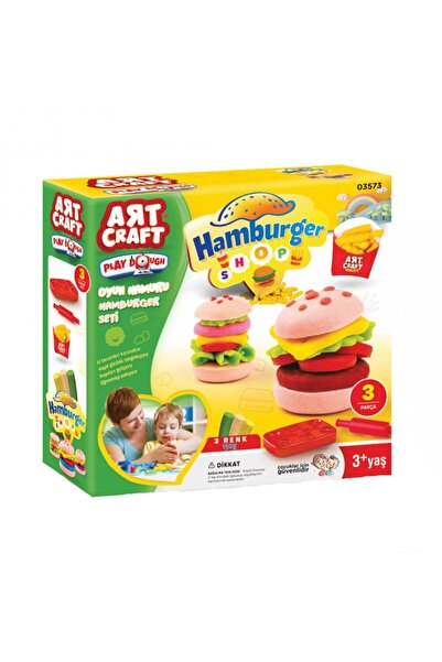 DEDE Set Creativ, Plastilina Art Craft tema Hamburger