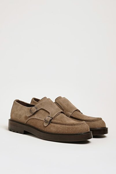 Faruk balkanas Bruno V2 Model Genuine Suede Leather Eva Sole Buckle Casual Shoes