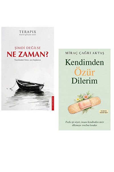 Destek Yayınları Şimdi Değilse Ne Zaman? - Terapix / Kendimden Özür Dilerim -...