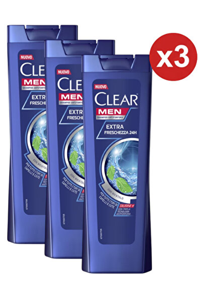 Clear Șampon Anti-matreata Bărbați Prospețime Extremă 24h, cu Mentol, 225 ml ...