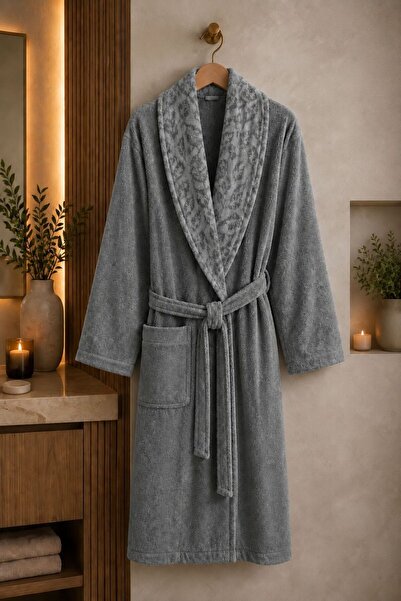 Mela Home |   Premium |   100% Cotton Women's / Men's Unisex Bathrobe - Towel...