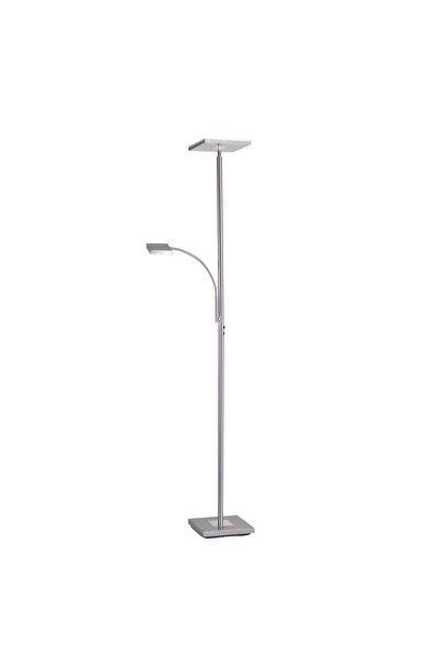 OEM Re-Bloom – Lampă de podea LED cu 2 lumini, 190 cm, 22W/3000K, Metal argin...