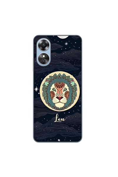 OEM Θήκη συμβατή με Oppo A17 από σιλικόνη gel TPU με σχέδιο ζωδίου Λέων