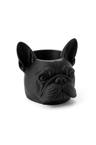 OEM Mini ghiveci decorativ cu forma de cap de buldog