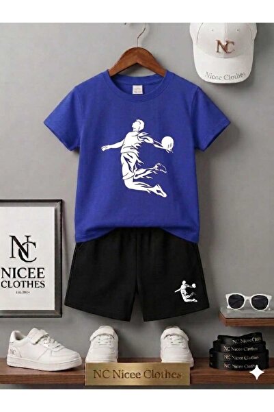 NC Nicee Clothes ΚΑΛΟΚΑΙΡΙΝΟ ΠΑΙΔΙΚΟ ΜΠΛΟΥΖΑΚΙ ΚΑΙ ΣΟΡΤΣ UNISEX (ΛΕΥΚΗ ΕΚΤΥΠΩ...