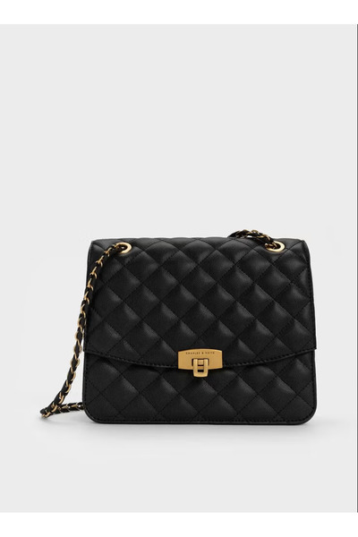 Charlene Charles & Keith Quilted Chain Strap Bag & Shoulder Bag