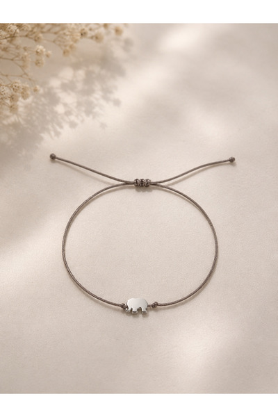 Femenino Silver Color Elephant Figured Adjustable Lucky Bracelet