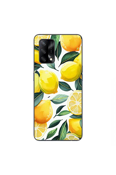 OEM Case compatible with Oppo A74 4G Silicone Gel Tpu Model Lemons Pattern