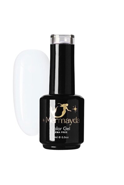 Mermayda Semi-permanent nail polish, Hema Free, ColorGel Purity, White, 15 ml