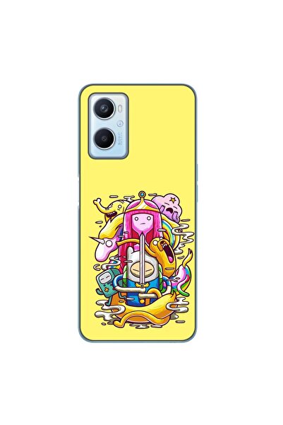 OEM Case compatible with Oppo A96 4G Silicone Gel Tpu Pattern Adventure Time ...