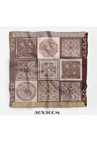 618 CONCEPT 90X90 Chinese Scarf/Foular