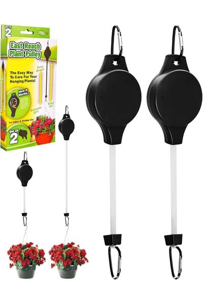 Generic Easy Reach Plant Pulley Set of 2 Indoor/Outdoor