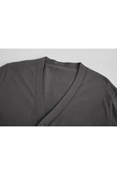 Runcati Men's Cardigan Collar Loose V-neck Cardigan Knitted Shirt Jacket Ligh...