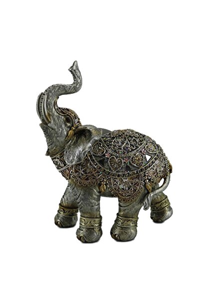 OEM Karvounis Ελέφαντας Polyresin Διακοσμητικός 15.5x7x19cm